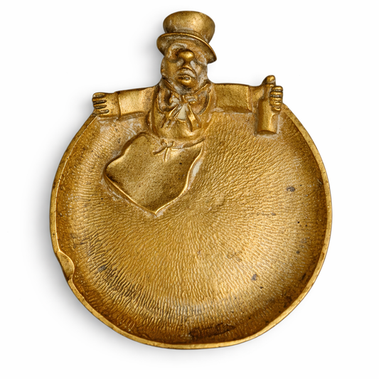 Brass Gnafron catchall tray