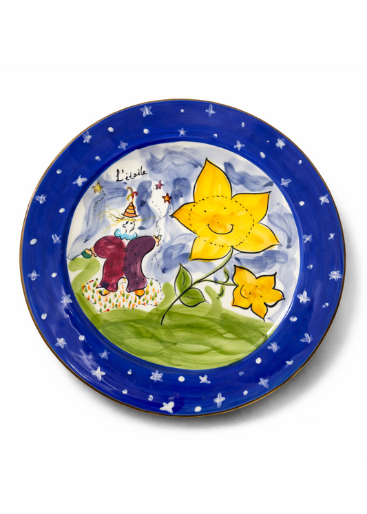 Ceramic Hand Painted Plate by Chaleur K. Silton