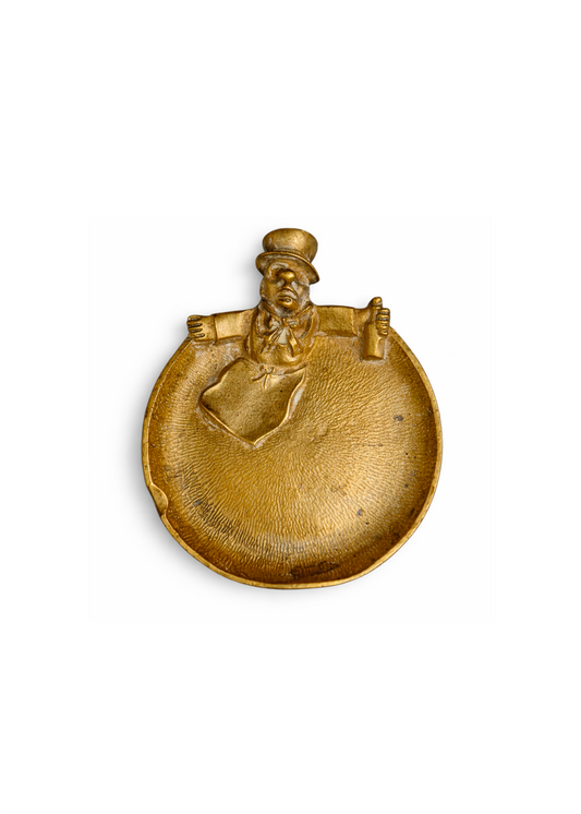 Brass Gnafron catchall tray