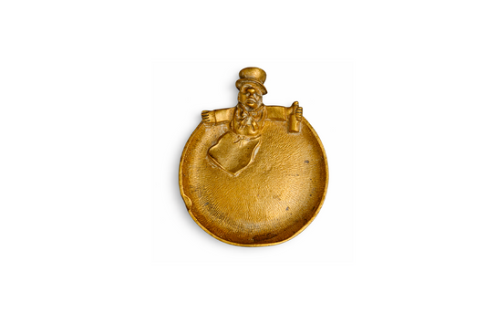 Brass Gnafron catchall tray